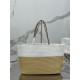 Replica Prada Borsa tote grande Prada all'uncinetto in filato effetto rafia Beige/Bianco Replica Prada Borsa tote grande Prada all'uncinetto in filato effetto rafia Beige/Bianco