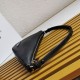 Replica Borsa a tracolla triangolare Prada Nera