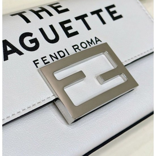 Replica Fendi Baguette di Marc Jacobs Custodia per smartphone Borsa Fendi Bianca