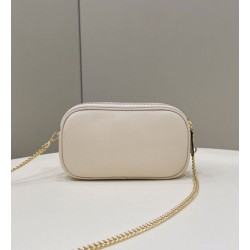 Replica Fendi Easy 2 Baguette Borsa a tracolla Mini Fendi Beige