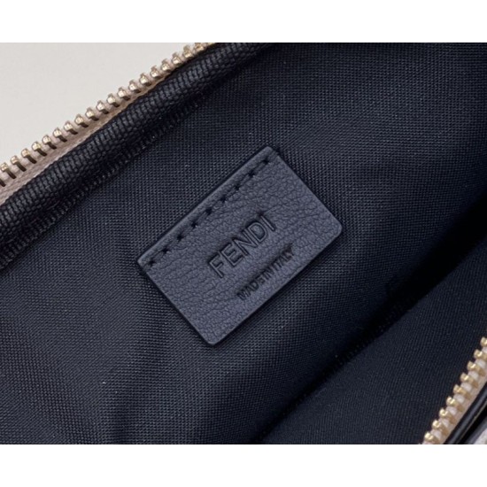Replica Fendi Easy 2 Baguette Borsa a tracolla Mini Fendi Beige