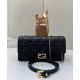Replica Portafoglio baguette Fendi con catena Borsa Fendi nera