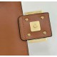 Replica Borsa media Fendi Baguette Borsa Fendi con motivo FF Marrone