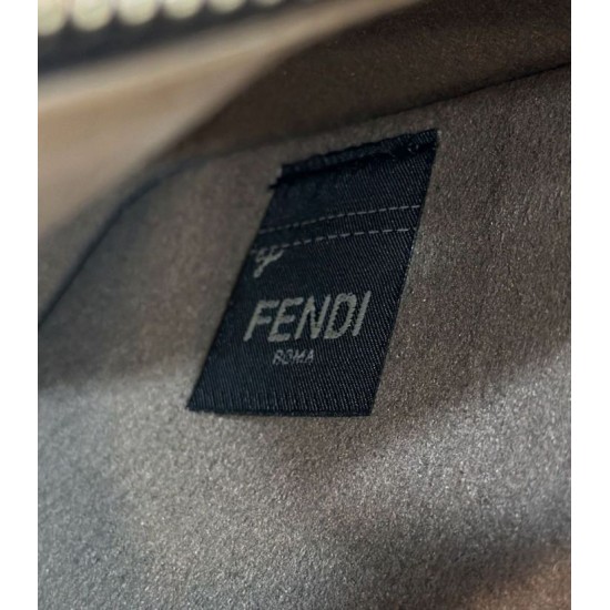 Replica Fendi Mini Fendessence hobo Selleria Fendi Borsa con 264 impunture cucite a mano Nera