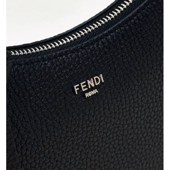 Replica Fendi Mini Fendessence hobo Selleria Fendi Borsa con 264 impunture cucite a mano Nera