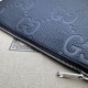 Replica Borsa a tracolla media Gucci Jumbo GG 696009 Nera