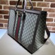 Replica Borsa tote grande da uomo Gucci Ophidia 724665 Marrone