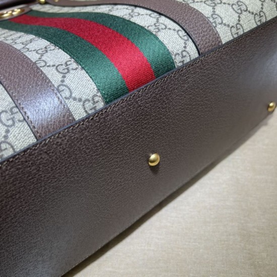 Replica Borsa tote grande da uomo Gucci Ophidia 724665 Marrone