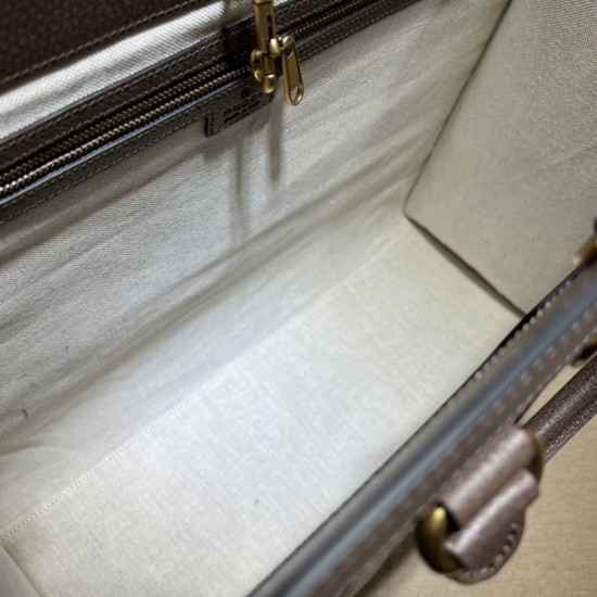 Replica Borsa tote grande da uomo Gucci Ophidia 724665 Marrone