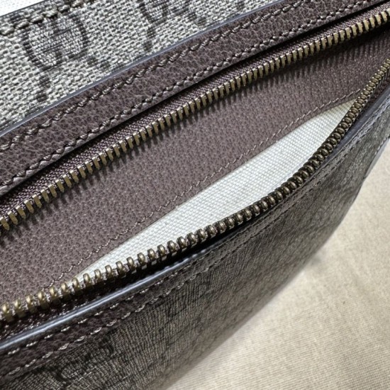 Replica Borsa a tracolla media da uomo Gucci Ophidia 761741 Marrone