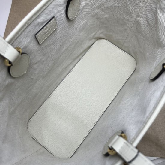 Replica Borsa tote mini Gucci Ophidia 765043 Bianca