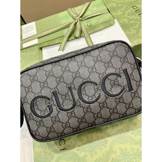 Replica Borsa da uomo a spalla mini Gucci 768391 Grigia