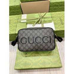 Replica Borsa da uomo a spalla mini Gucci 768391 Grigia