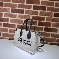 Replica Borsa tote mini Gucci con stampa Gucci 772144 Nera