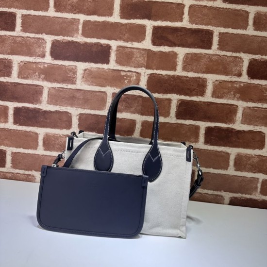 Replica Borsa tote mini Gucci con stampa Gucci 772144 Nera