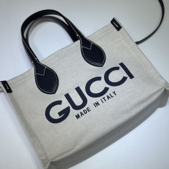 Replica Borsa tote mini Gucci con stampa Gucci 772144 Nera