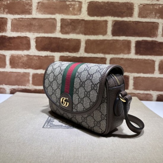 Replica Borsa a tracolla Gucci Ophidia GG Mini 772239 Marrone Replica Borsa a tracolla Gucci Ophidia GG Mini 772239 Marrone