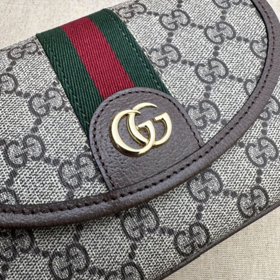 Replica Borsa a tracolla Gucci Ophidia GG Mini 772239 Marrone Replica Borsa a tracolla Gucci Ophidia GG Mini 772239 Marrone