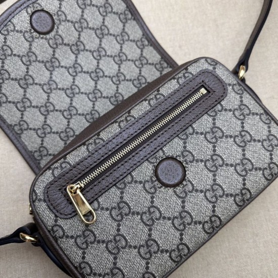 Replica Borsa a tracolla Gucci Ophidia GG Mini 772239 Marrone Replica Borsa a tracolla Gucci Ophidia GG Mini 772239 Marrone