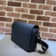 Replica Borsa a tracolla Gucci effetto gomma GG 775097 Nera