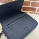 Replica Borsa a tracolla Gucci effetto gomma GG 775097 Nera