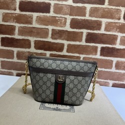 Replica Borsa a tracolla Gucci Ophidia GG Mini 781397 Marrone
