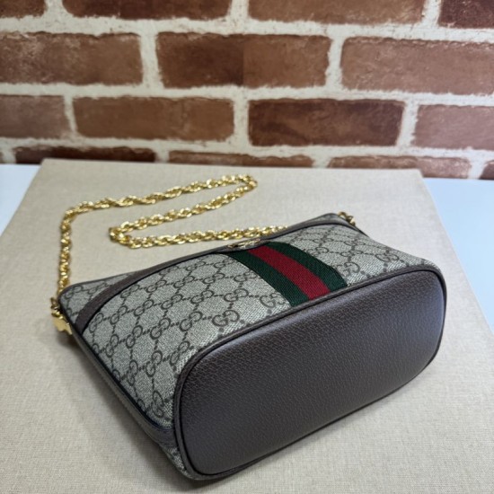 Replica Borsa a tracolla Gucci Ophidia GG Mini 781397 Marrone Replica Borsa a tracolla Gucci Ophidia GG Mini 781397 Marrone