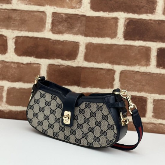 Replica Borsa a tracolla mini Gucci Moon Side 786015 Nera