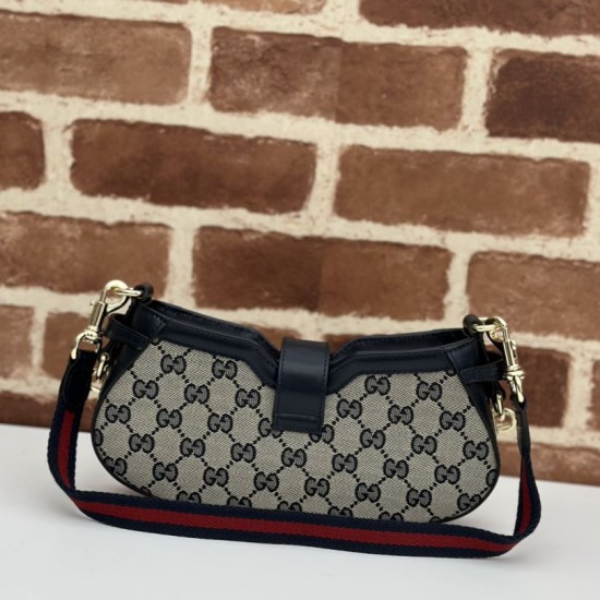 Replica Borsa a tracolla mini Gucci Moon Side 786015 Nera