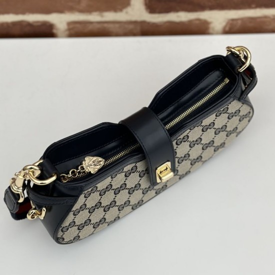 Replica Borsa a tracolla mini Gucci Moon Side 786015 Nera