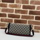 Replica Borsa a tracolla piccola Gucci Luce 786027 Blu