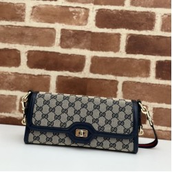 Replica Borsa a tracolla piccola Gucci Luce 786027 Blu