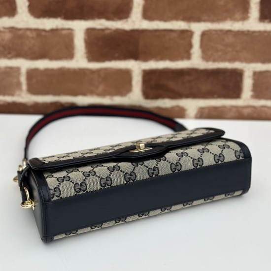 Replica Borsa a tracolla piccola Gucci Luce 786027 Blu