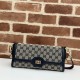 Replica Borsa a tracolla piccola Gucci Luce 786027 Blu