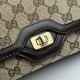 Replica Borsa a tracolla piccola Gucci Luce 786027 Marrone