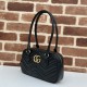 Replica Borsa piccola con manico superiore Gucci GG Marmont 795199 Nera