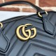 Replica Borsa piccola con manico superiore Gucci GG Marmont 795199 Nera
