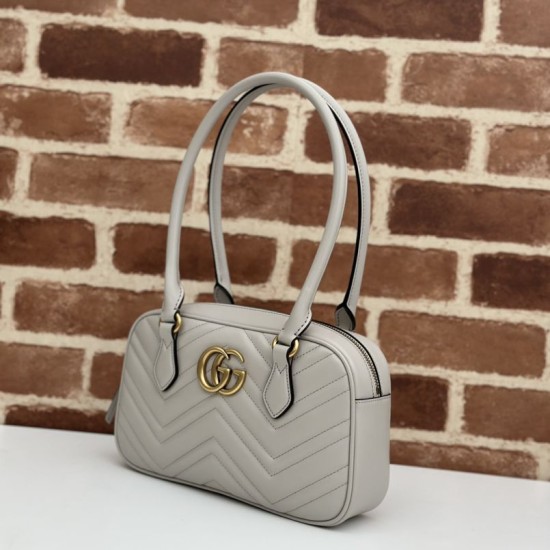 Replica Borsa piccola con manico superiore Gucci GG Marmont 795199 Bianca Replica Borsa piccola con manico superiore Gucci GG Marmont 795199 Bianca