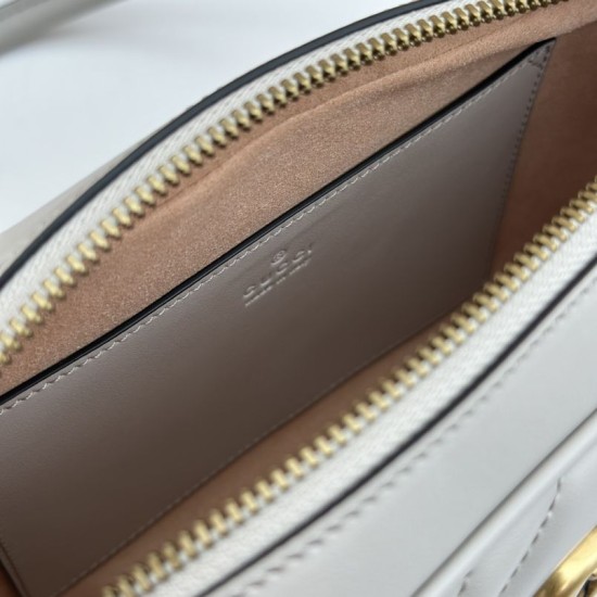 Replica Borsa piccola con manico superiore Gucci GG Marmont 795199 Bianca Replica Borsa piccola con manico superiore Gucci GG Marmont 795199 Bianca