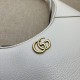 Replica Borsa a tracolla piccola a forma di mezzaluna Gucci Aphrodite 731817 Bianca