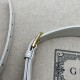 Replica Borsa a tracolla piccola a forma di mezzaluna Gucci Aphrodite 731817 Bianca