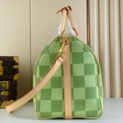 Replica Borsa da uomo Louis Vuitton Keepall Bandouliere 50 N40667 Tela rivestita Damier Golf