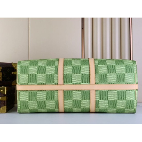 Replica Borsa da uomo Louis Vuitton Keepall Bandouliere 50 N40667 Tela rivestita Damier Golf