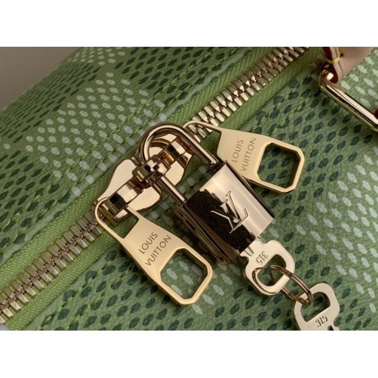 Replica Borsa da uomo Louis Vuitton Keepall Bandouliere 50 N40667 Tela rivestita Damier Golf