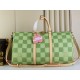 Replica Borsa da uomo Louis Vuitton Keepall Bandouliere 50 N40667 Tela rivestita Damier Golf