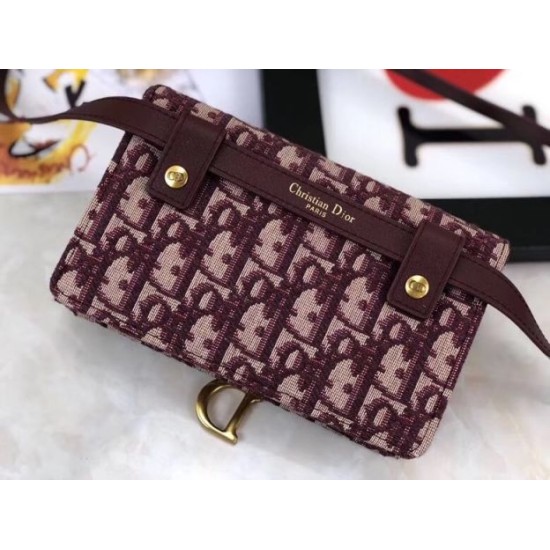 Replica Marsupio Dior Bordeaux Oblique