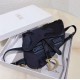 Replica Marsupio Dior Saddle Pouch Camouflage Blu
