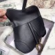 Replica Marsupio Dior Saddle granulato nero