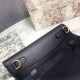 Replica Marsupio Dior Saddle granulato nero