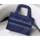 Replica Dior Mini Book Tote Borsa Dior Tela mimetica Blu